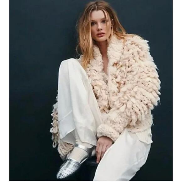 Free People Curly-Que Cardigan XS Sweater